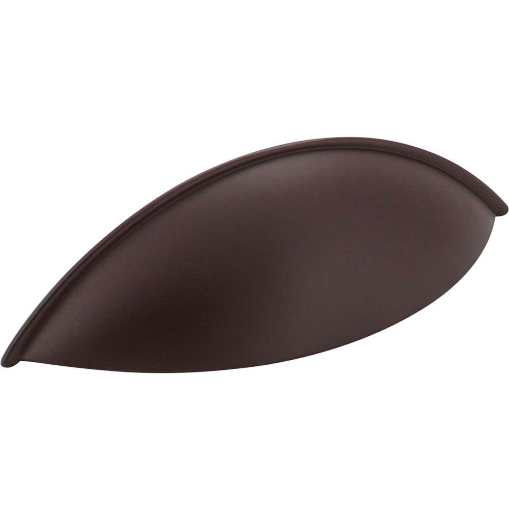 Jeffrey Alexander - 96 mm Center-to-Center Dark Bronze Bordeaux Cabinet Cup Pull - Dark Bronze