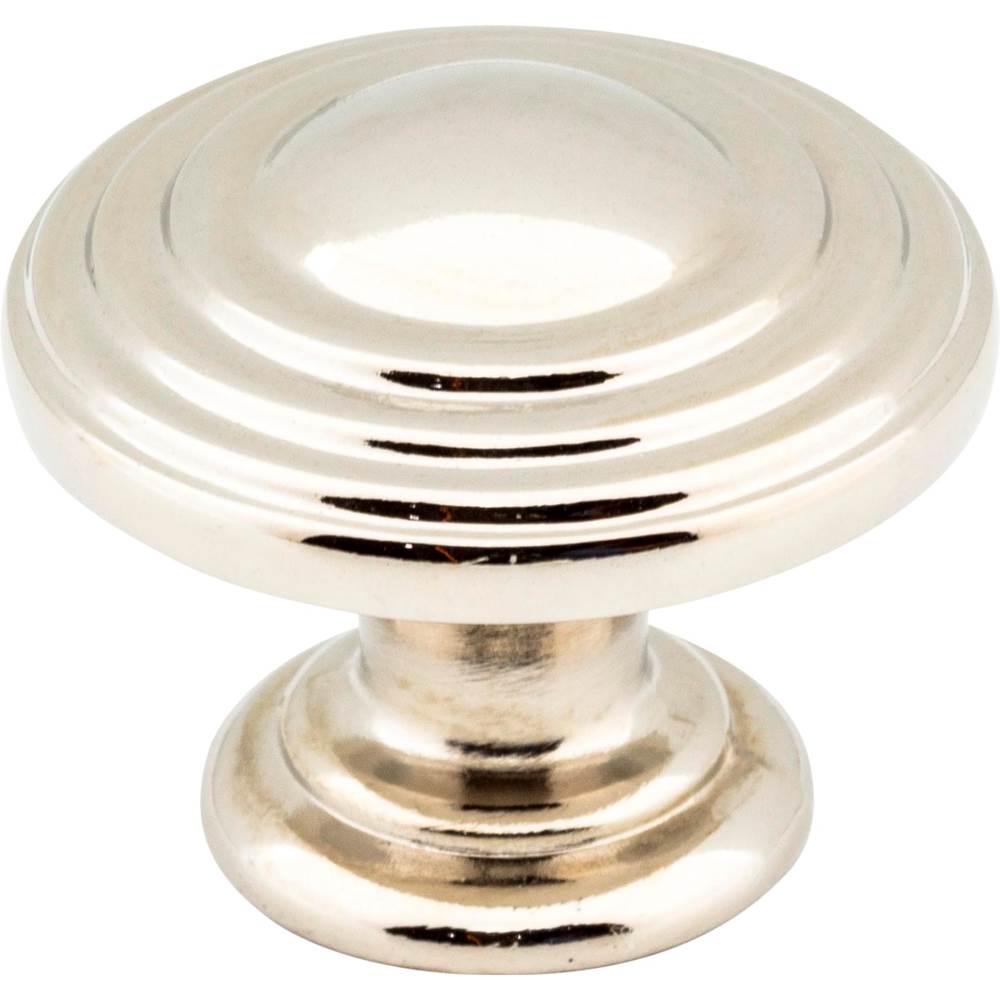 Jeffrey Alexander - 1-1/4'' Diameter Polished Nickel Stacked Bremen 2 Cabinet Knob - Polished Nickel