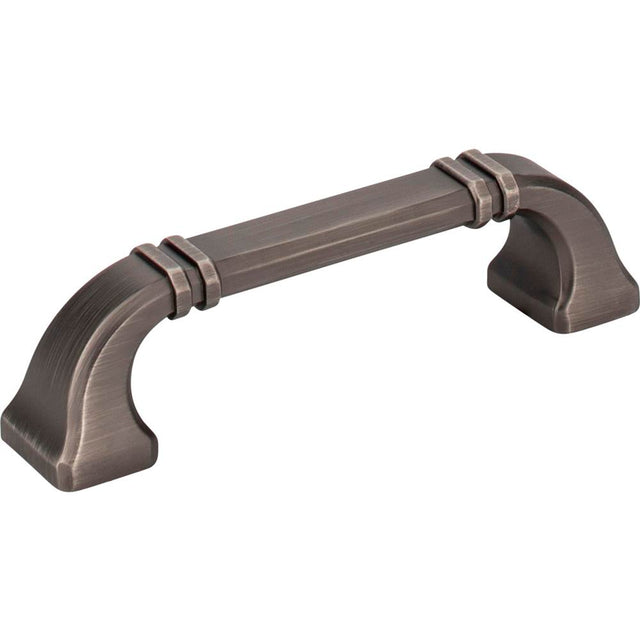 Jeffrey Alexander - 96 mm Center-to-Center Brushed Pewter Ella Cabinet Pull - Brushed Pewter