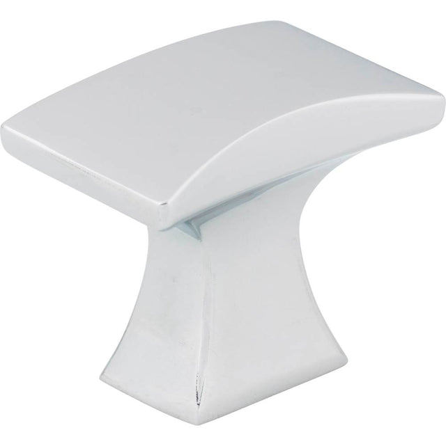 Jeffrey Alexander - 1-1/4'' Overall Length Polished Chrome Flared Philip Cabinet Knob - Polished Chrome