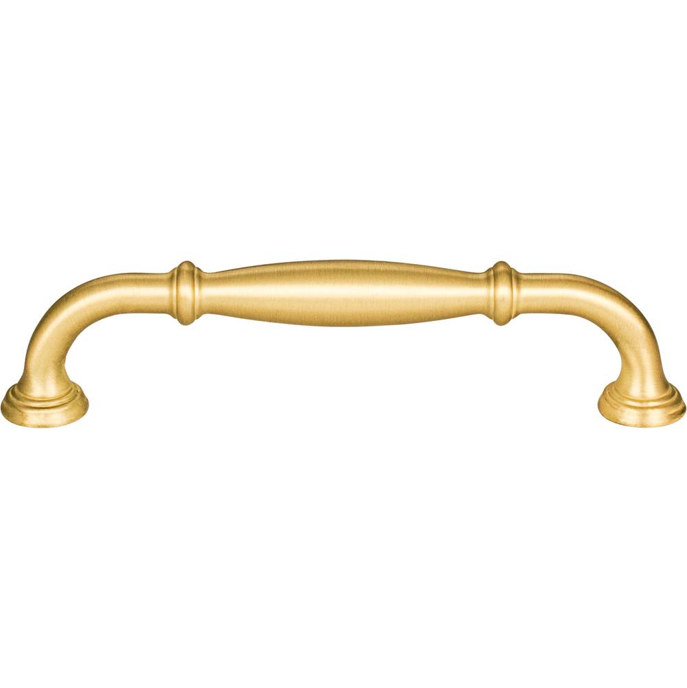 128 mm Center-to-Center Brushed Gold Tiffany Cabinet Pull