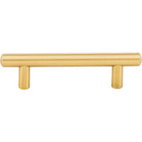 96 mm Center-to-Center Brushed Gold Key West Cabinet Bar Pull