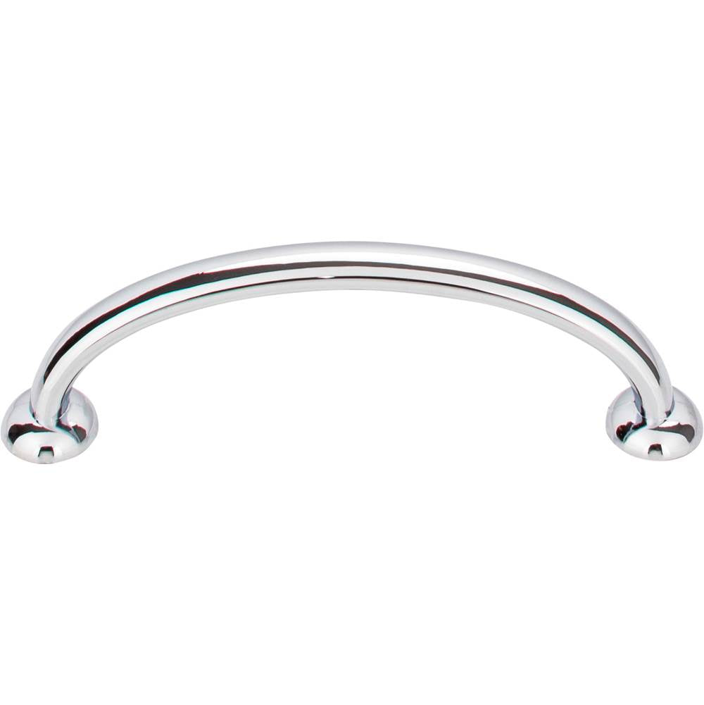 96 mm Center-to-Center Polished Chrome Hudson Cabinet Pull