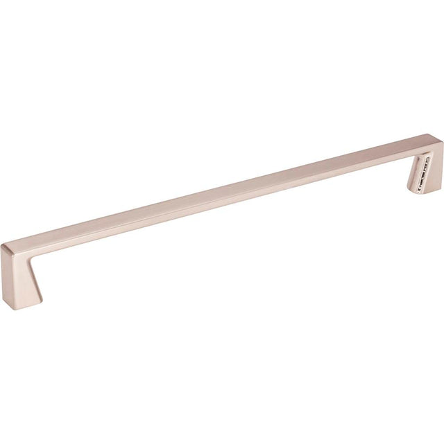 Jeffrey Alexander - 224 mm Center-to-Center Satin Nickel Square Boswell Cabinet Pull - Satin Nickel