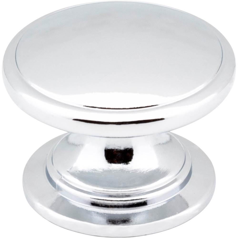 Jeffrey Alexander - 1-1/4'' Diameter Polished Chrome Durham Cabinet Knob - Polished Chrome