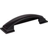 Jeffrey Alexander - 96 mm Center-to-Center Matte Black Square Annadale Cabinet Cup Pull - Matte Black