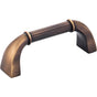 Jeffrey Alexander - 3'' Center-to-Center Antique Brushed Satin Brass Cordova Cabinet Pull - Antique Brushed Satin Brass