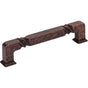 Jeffrey Alexander - 128 mm Center-to-Center Distressed Oil Rubbed Bronze Rustic Twist Tahoe Cabinet Pull - Distressed Oil Rubbed Bronze