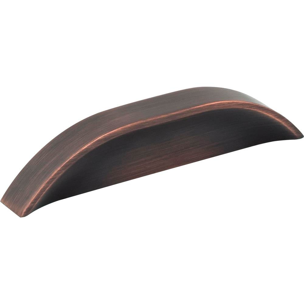 Jeffrey Alexander - 3'' / 96 mm Center-to-Center Brushed Oil Rubbed Bronze Elara Cabinet Pinch Pull - Brushed Oil Rubbed Bronze