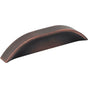 Jeffrey Alexander - 3'' / 96 mm Center-to-Center Brushed Oil Rubbed Bronze Elara Cabinet Pinch Pull - Brushed Oil Rubbed Bronze