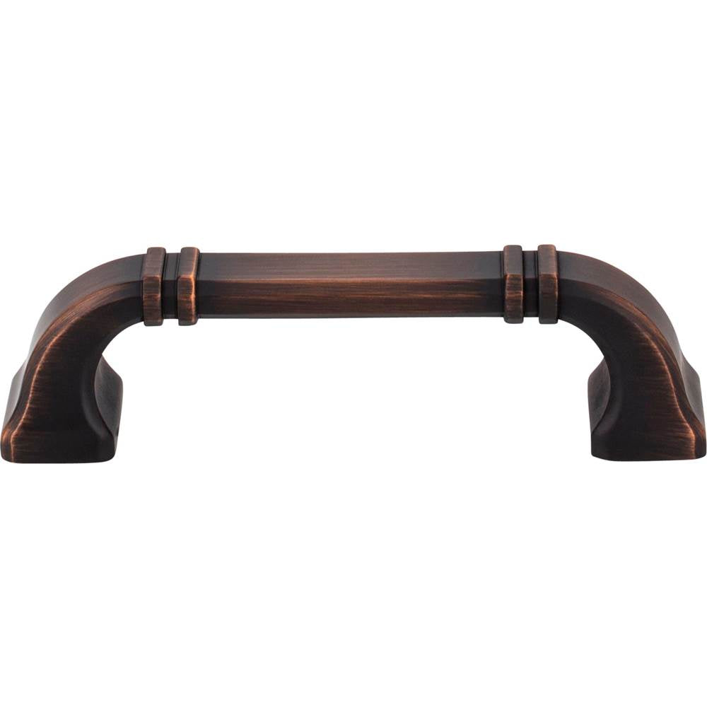 96 mm Center-to-Center Brushed Oil Rubbed Bronze Ella Cabinet Pull