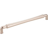 Jeffrey Alexander - 12'' Center-to-Center Satin Nickel Barrel Bremen 2 Appliance Handle - Satin Nickel