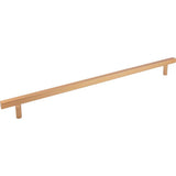 Jeffrey Alexander - 18'' Center-to-Center Satin Bronze Square Dominique Appliance Handle - Satin Bronze