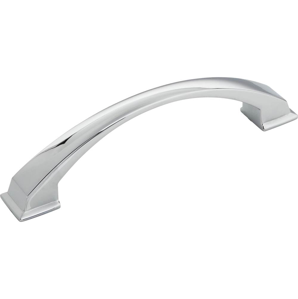 Jeffrey Alexander - 128 mm Center-to-Center Polished Chrome Arched Roman Cabinet Pull - Polished Chrome