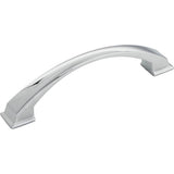 Jeffrey Alexander - 128 mm Center-to-Center Polished Chrome Arched Roman Cabinet Pull - Polished Chrome