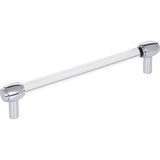 Jeffrey Alexander - 160 mm Center-to-Center Polished Chrome Carmen Cabinet Bar Pull - Polished Chrome