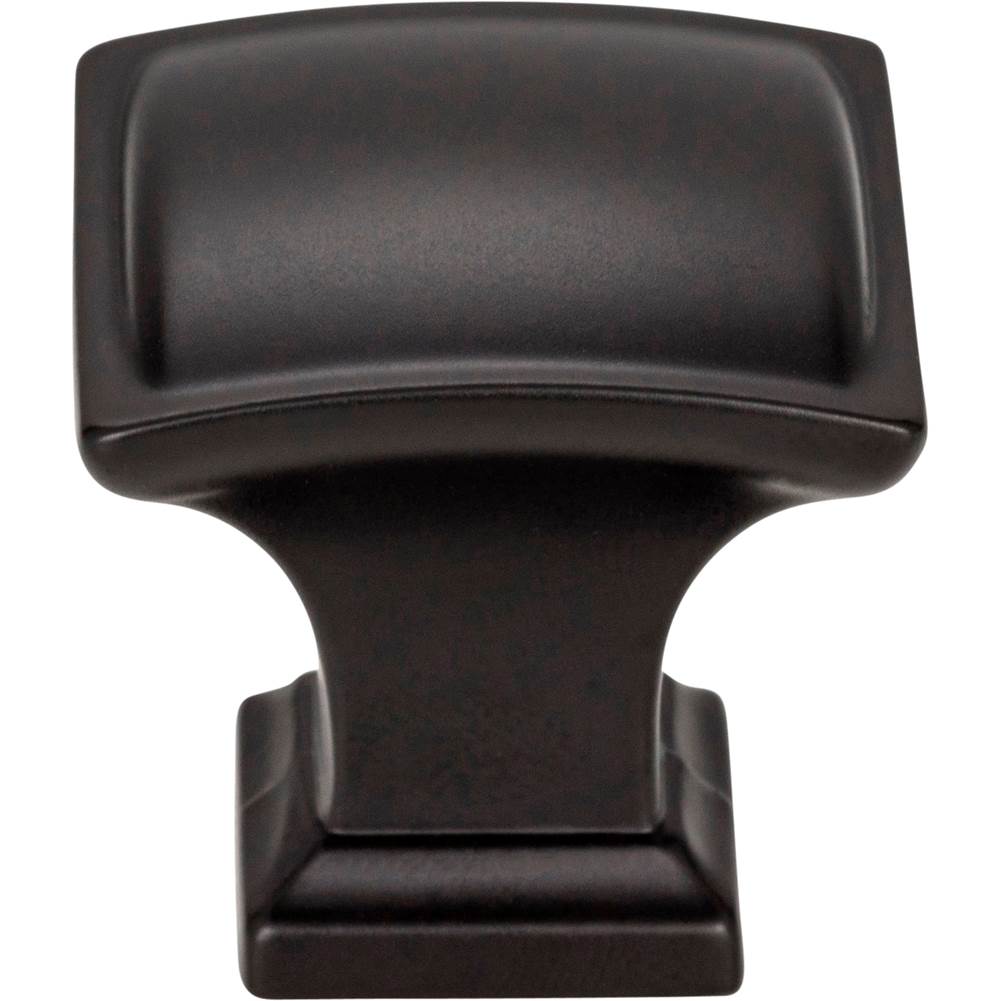 1-1/4'' Overall Length Matte Black Square Annadale Cabinet Knob
