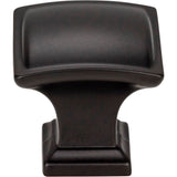 1-1/4'' Overall Length Matte Black Square Annadale Cabinet Knob