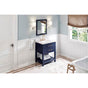 Jeffrey Alexander - 30'' Hale Blue Wavecrest Vanity - Hale Blue