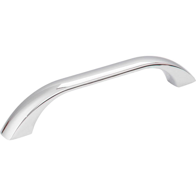 Jeffrey Alexander - 128 mm Center-to-Center Polished Chrome Square Sonoma Cabinet Pull - Polished Chrome
