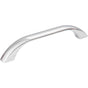 Jeffrey Alexander - 128 mm Center-to-Center Polished Chrome Square Sonoma Cabinet Pull - Polished Chrome