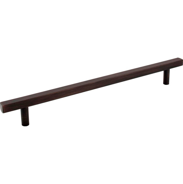 Jeffrey Alexander - 12'' Center-to-Center Brushed Oil Rubbed Bronze Square Dominique Appliance Handle - Brushed Oil Rubbed Bronze
