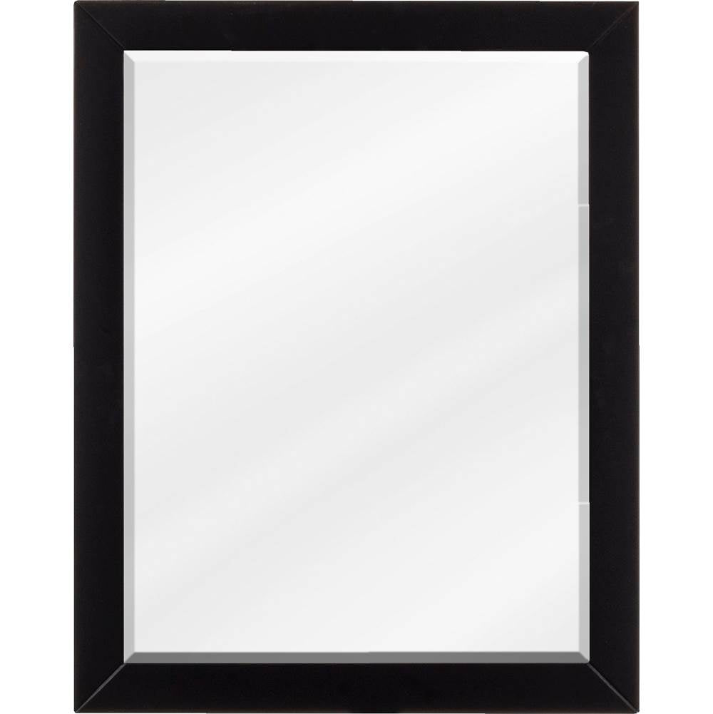 Jeffrey Alexander - 22'' W x 1'' D x 28'' H Black Cade mirror - Black