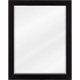 Jeffrey Alexander - 22'' W x 1'' D x 28'' H Black Cade mirror - Black