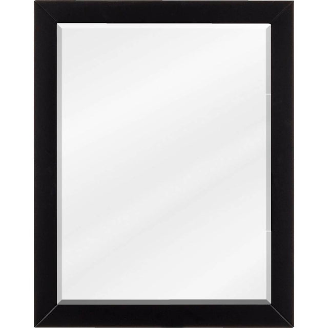 Jeffrey Alexander - 22'' W x 1'' D x 28'' H Black Cade mirror - Black