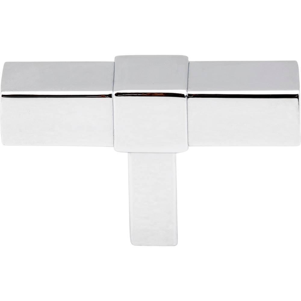 2'' Polished Chrome Zane Cabinet ''T'' Knob