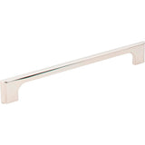 Jeffrey Alexander - 192 mm Center-to-Center Polished Nickel Asymmetrical Leyton Cabinet Pull - Polished Nickel