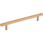Jeffrey Alexander - 160 mm Center-to-Center Satin Bronze Square Dominique Cabinet Bar Pull - Satin Bronze