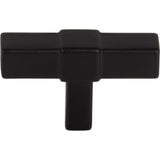 2'' Matte Black Zane Cabinet ''T'' Knob