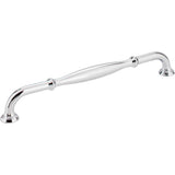 Jeffrey Alexander - 224 mm Center-to-Center Polished Chrome Tiffany Cabinet Pull - Polished Chrome
