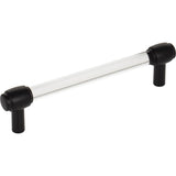 Jeffrey Alexander - 128 mm Center-to-Center Matte Black Carmen Cabinet Bar Pull - Matte Black
