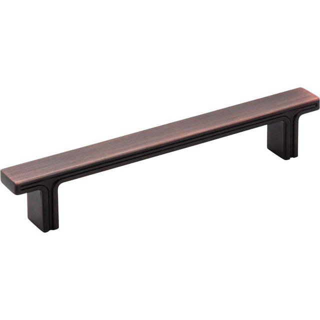 Jeffrey Alexander - 128 mm Center-to-Center Brushed Oil Rubbed Bronze Square Anwick Cabinet Pull - Brushed Oil Rubbed Bronze