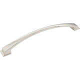 Jeffrey Alexander - 12'' Center-to-Center Polished Nickel Arched Roman Appliance Handle - Polished Nickel