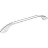 Jeffrey Alexander - 192 mm Center-to-Center Polished Chrome Square Sonoma Cabinet Pull - Polished Chrome