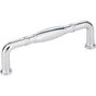 Jeffrey Alexander - 96 mm Center-to-Center Polished Chrome Durham Cabinet Pull - Polished Chrome