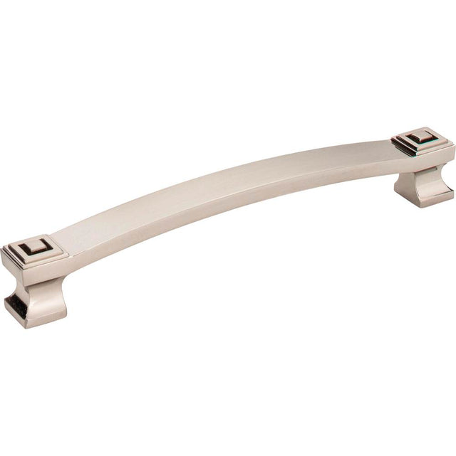 Jeffrey Alexander - 160 mm Center-to-Center Satin Nickel Square Delmar Cabinet Pull - Satin Nickel