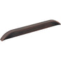 Jeffrey Alexander - 192 mm / 224 mm  Center-to-Center Brushed Oil Rubbed Bronze Elara Cabinet Pinch Pull - Brushed Oil Rubbed Bronze