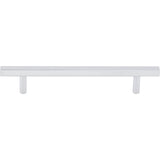 128 mm Center-to-Center Polished Chrome Square Dominique Cabinet Bar Pull