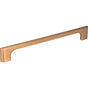 Jeffrey Alexander - 192 mm Center-to-Center Satin Bronze Asymmetrical Leyton Cabinet Pull - Satin Bronze