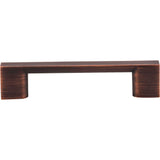 96 mm Center-to-Center Brushed Oil Rubbed Bronze Square Sutton Cabinet Bar Pull