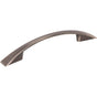Jeffrey Alexander - 96 mm Center-to-Center Brushed Pewter Flared Regan Cabinet Pull - Brushed Pewter