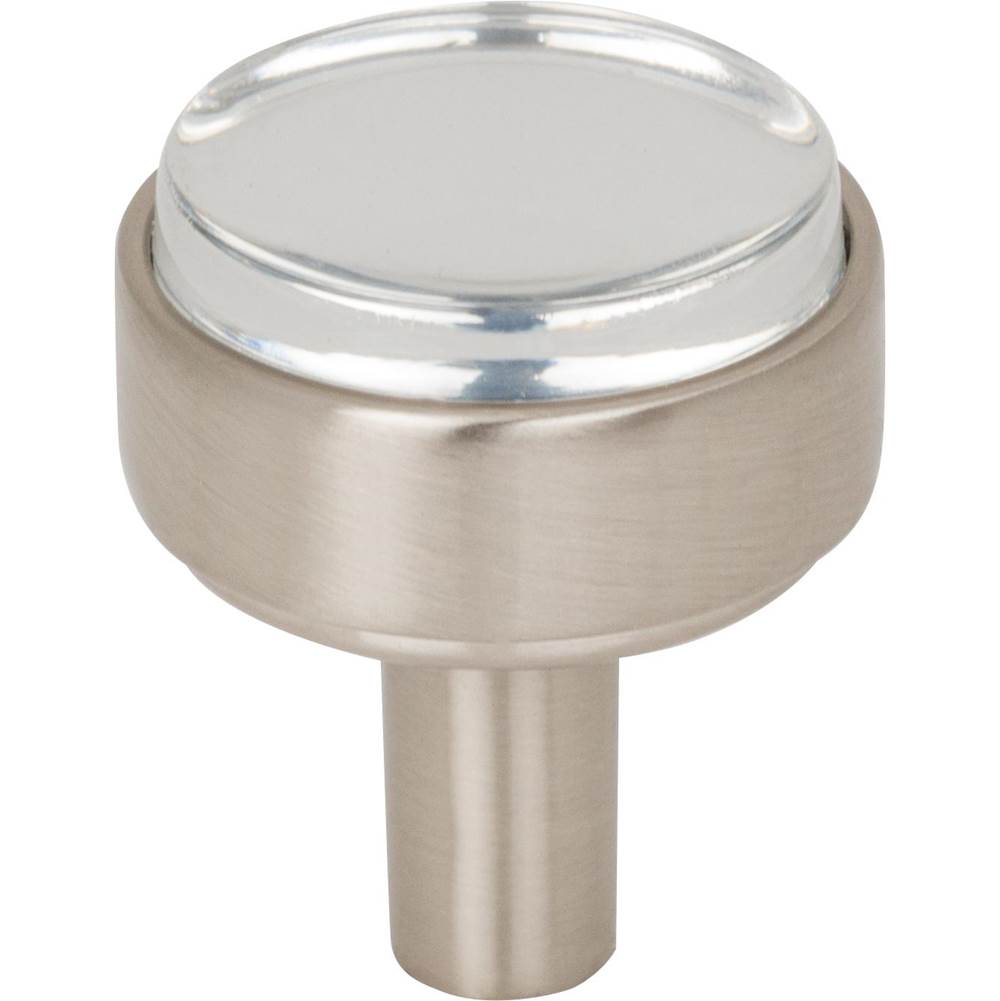 Jeffrey Alexander - 1-1/8'' Diameter Satin Nickel Carmen Cabinet Knob - Satin Nickel