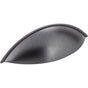 Jeffrey Alexander - 96 mm Center-to-Center Gun Metal Bordeaux Cabinet Cup Pull - Gun Metal