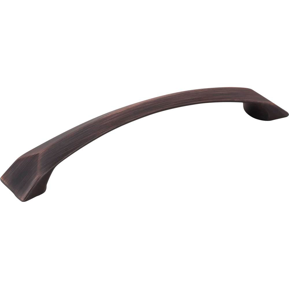 Jeffrey Alexander - 128 mm Center-to-Center Brushed Oil Rubbed Bronze Pyramid Cairo Cabinet Pull - Brushed Oil Rubbed Bronze