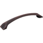 Jeffrey Alexander - 128 mm Center-to-Center Brushed Oil Rubbed Bronze Pyramid Cairo Cabinet Pull - Brushed Oil Rubbed Bronze