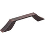 Jeffrey Alexander - 96 mm Center-to-Center Brushed Oil Rubbed Bronze Square Royce Cabinet Pull - Brushed Oil Rubbed Bronze